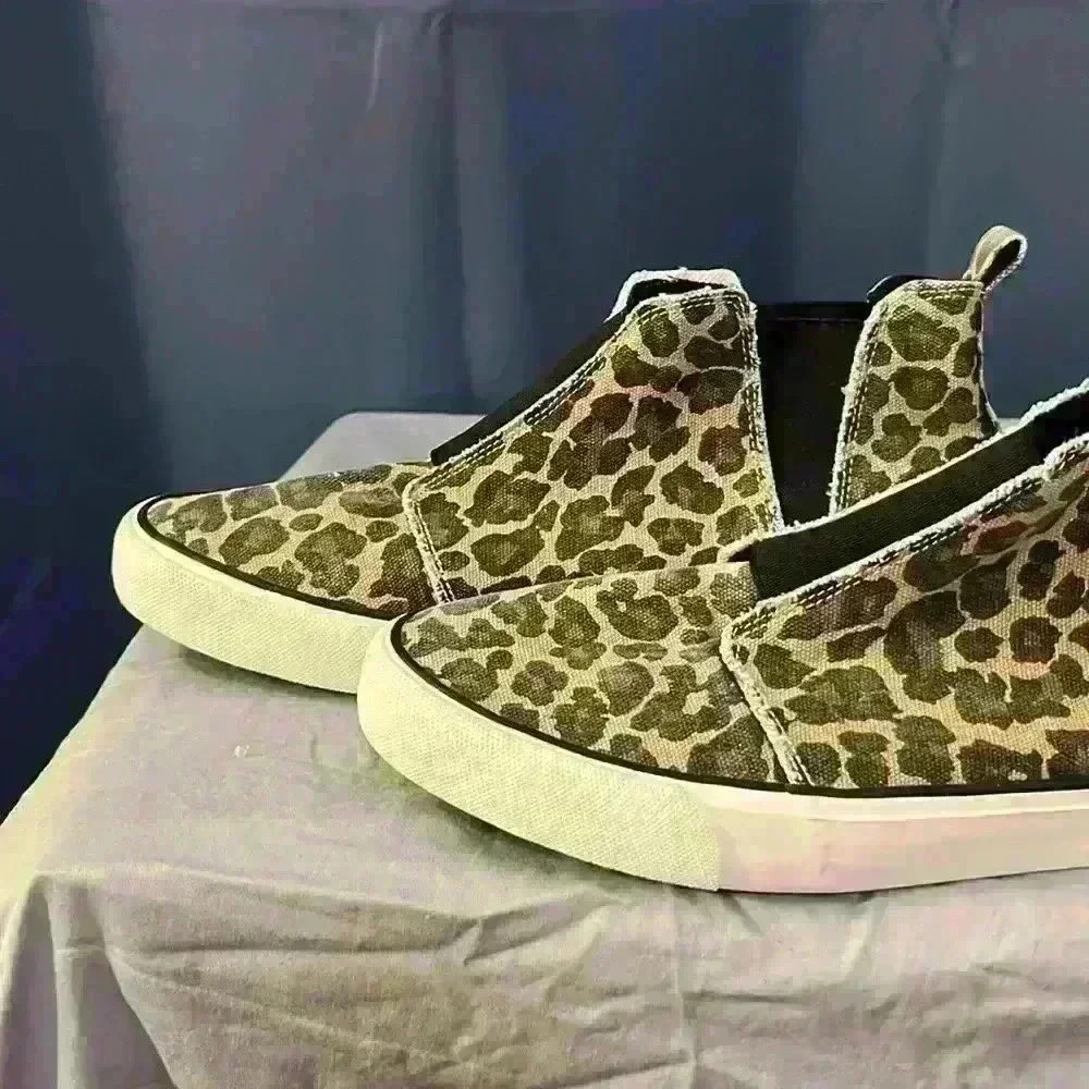 Gypsy Jazz Frankie Leopard Print Distressed Bootie